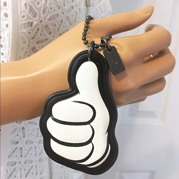 Coach Accessories - Coach Disney Mickey Thumbs Up Hangtag Bag Charm